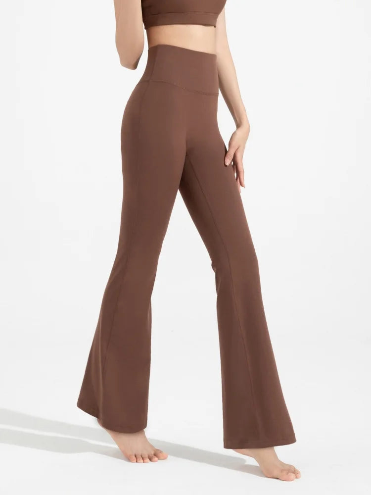 Gttend High-Waist Flare Leggings
