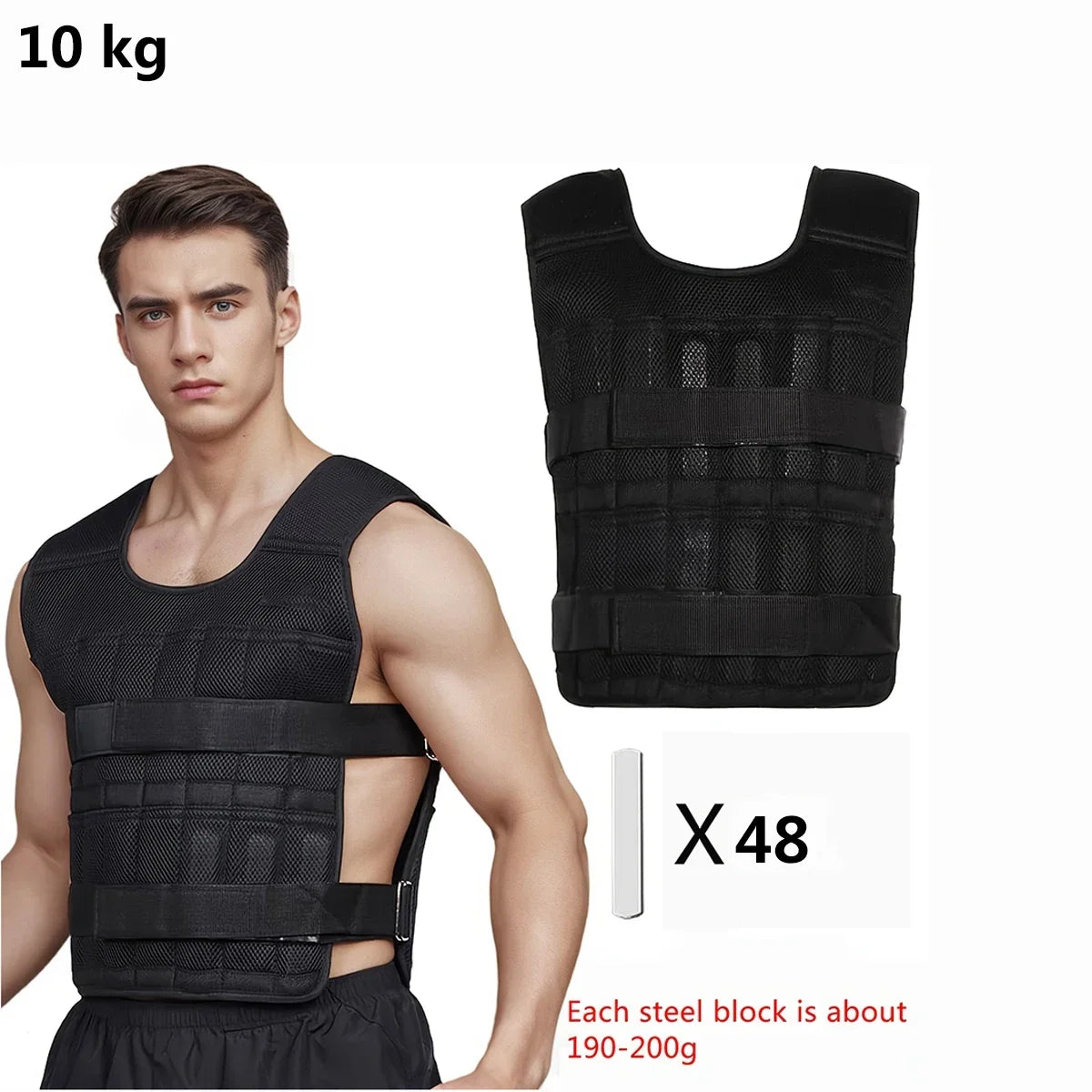 Gttend Adjustable Weight Vest