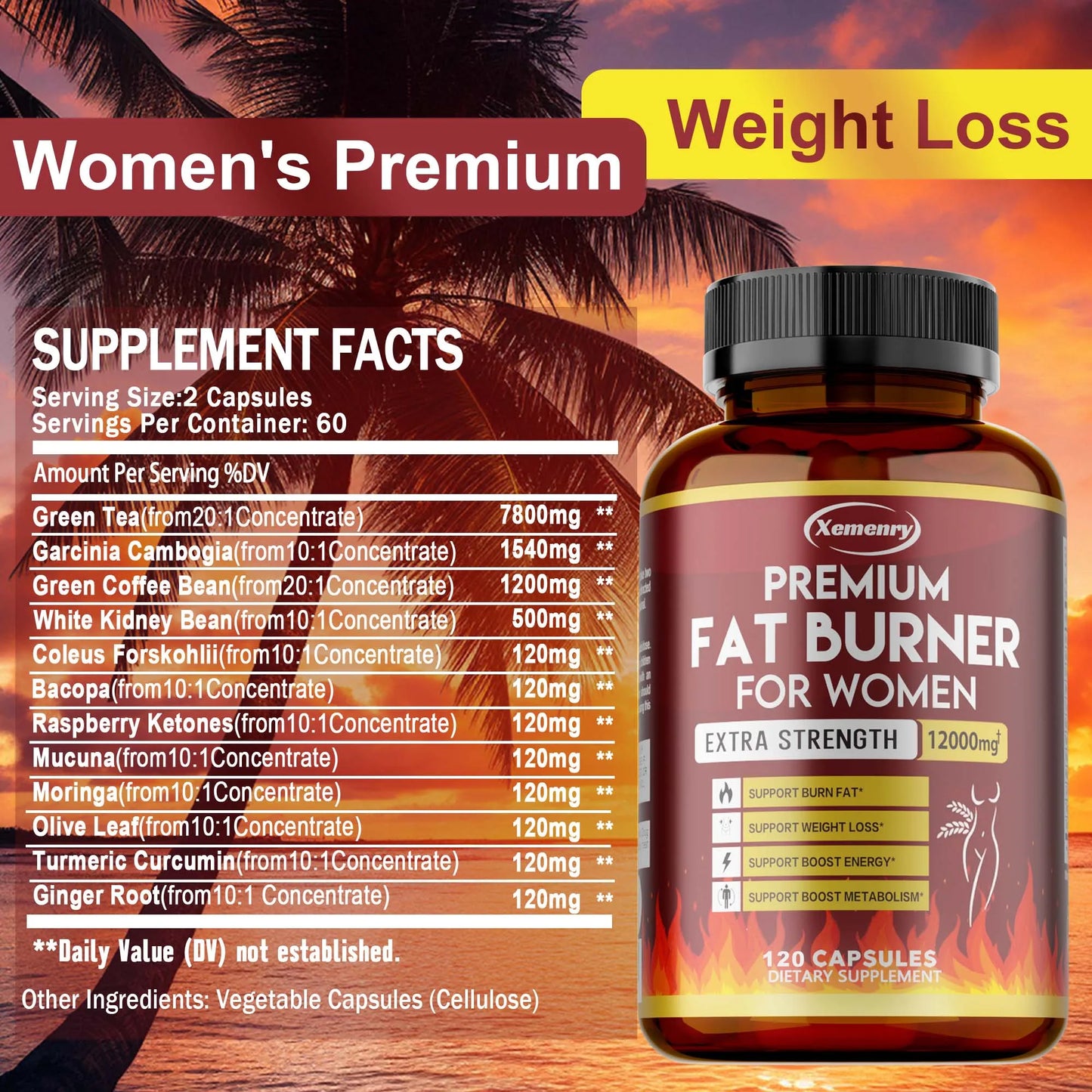Gttend Xemenry Premium Fat Burner for Women