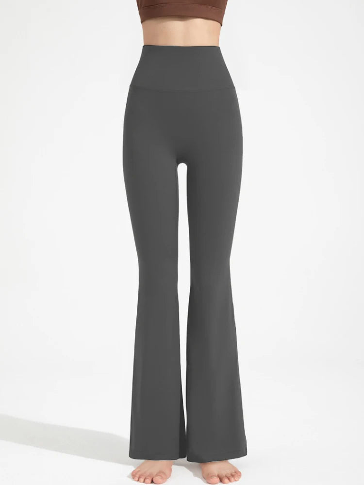Gttend High-Waist Flare Leggings