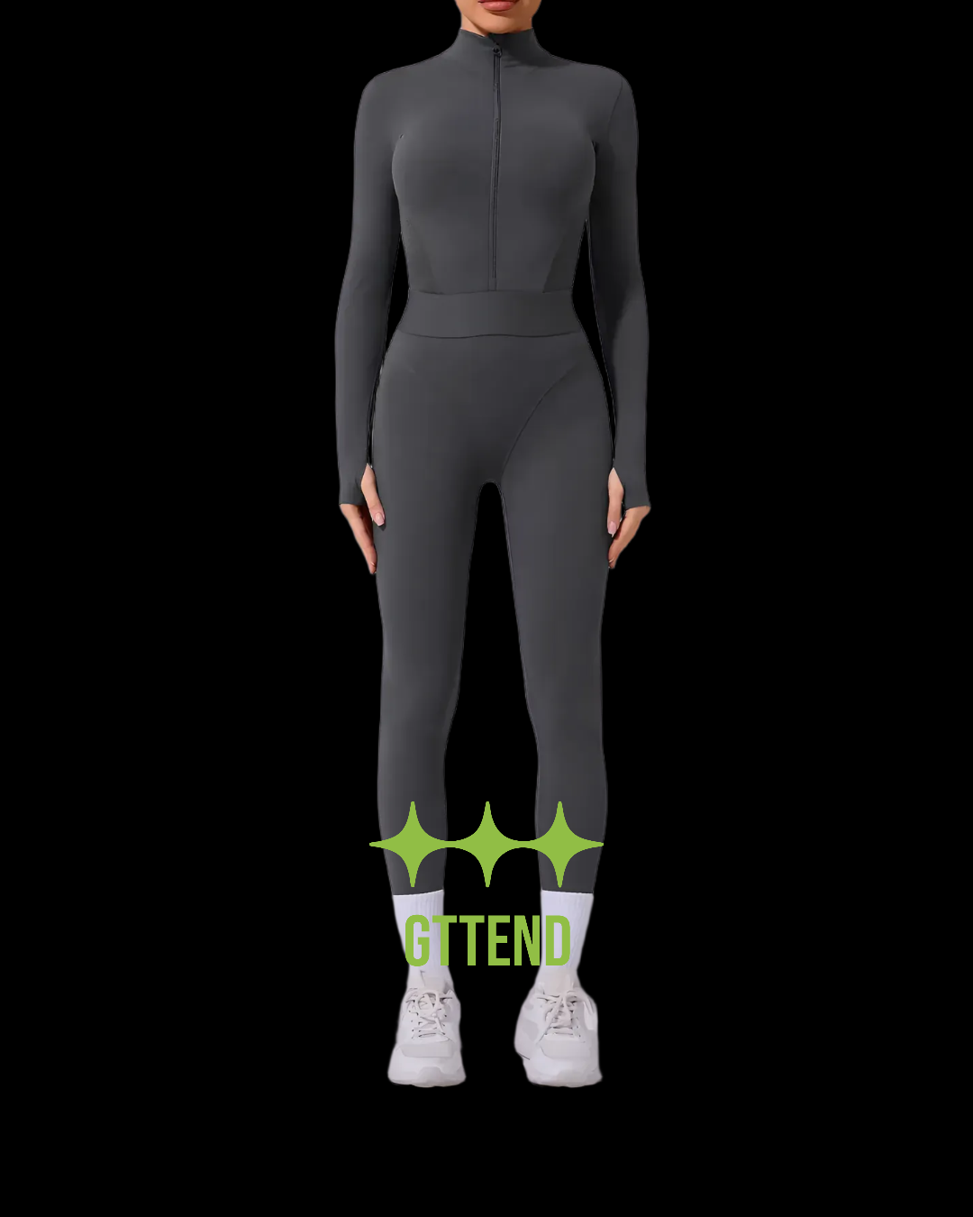 Gttend Women's One Piece Yoga Jumpsuit