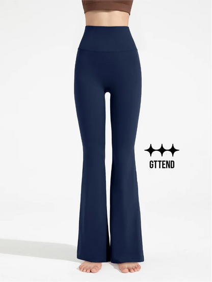 Gttend High-Waist Flare Leggings