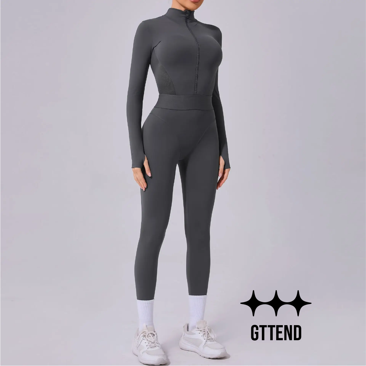Gttend Women's One Piece Yoga Jumpsuit