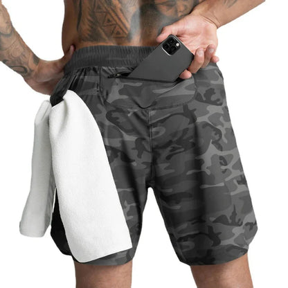 Gttend Training Shorts Men Sports Workout Running