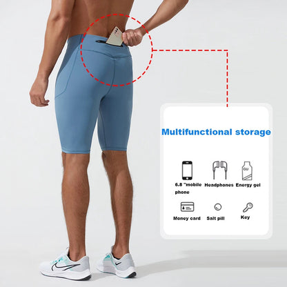 Gttend Men's Compression Shorts
