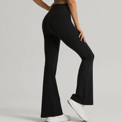 Gttend High-Waist Flare Leggings