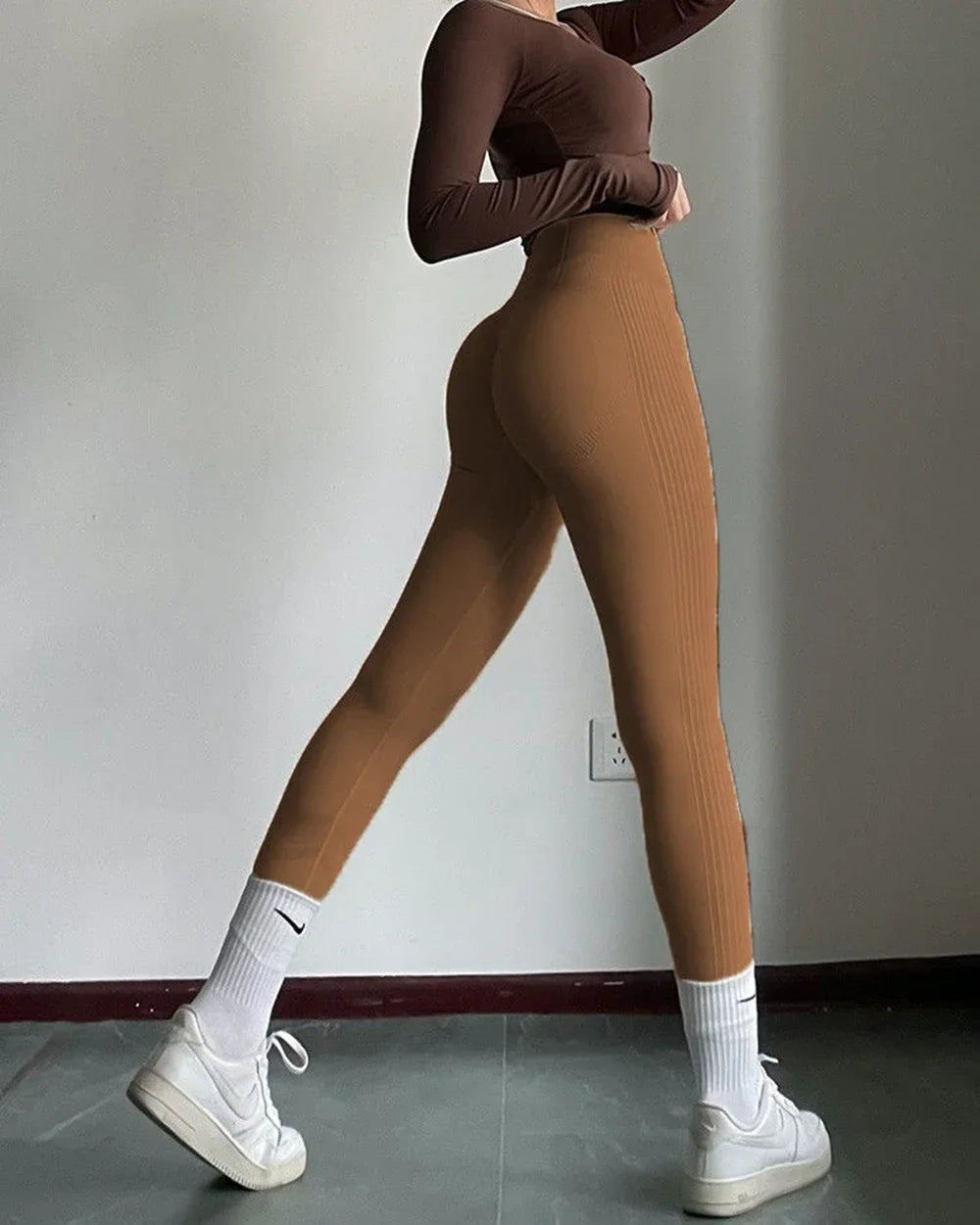 Gttend Seamless Yoga Leggings