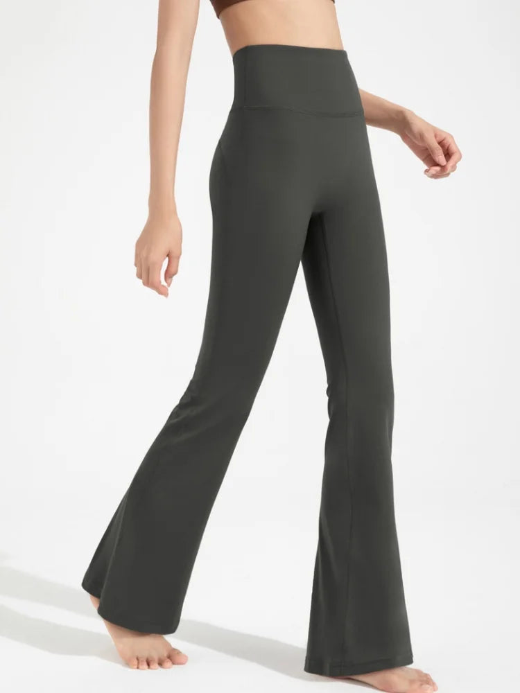 Gttend High-Waist Flare Leggings