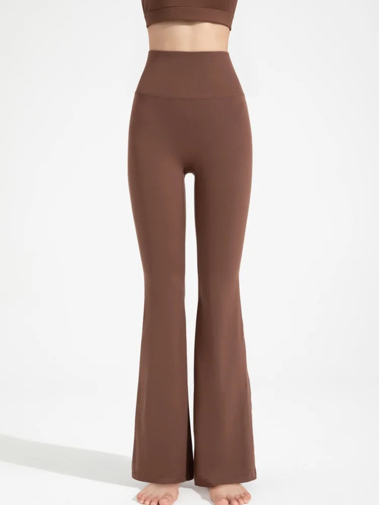 Gttend High-Waist Flare Leggings