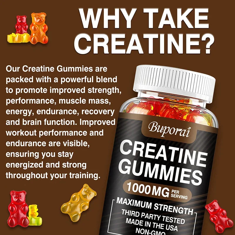 Gttend Buporai Creatine Monohydrate Gummies
