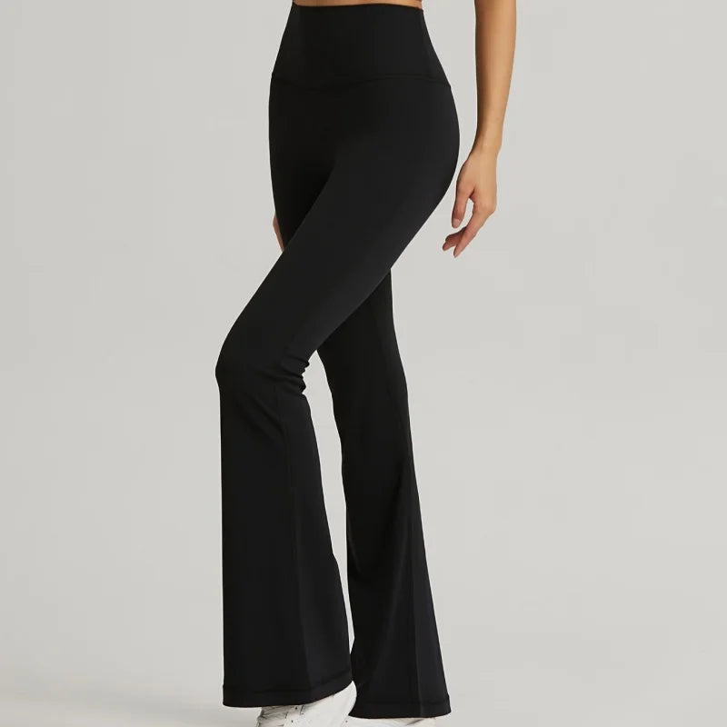 Gttend High-Waist Flare Leggings